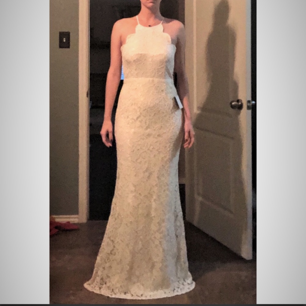 Cream Lace Dress